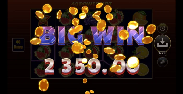 40 Power Hot Coin Boost – vysoká výhra